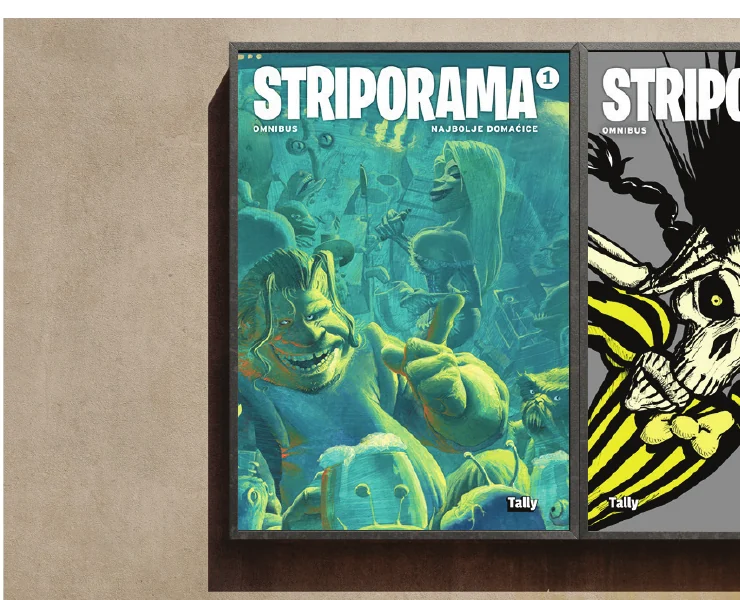 Striporama zidni prikaz